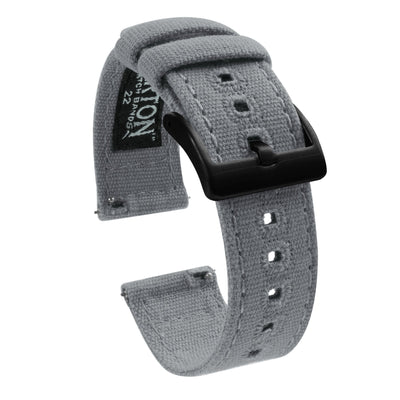 Samsung Galaxy Watch Active 2 | Cool Grey Canvas - Barton Watch Bands