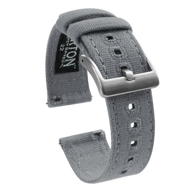 Samsung Galaxy Watch Active 2 | Cool Grey Canvas - Barton Watch Bands