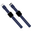 Apple Watch | Navy Blue Leather & Linen White Stitching - Barton Watch Bands