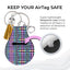 Jolitee Neoprene AirTag Compatible Case Keychain – Durable & Stylish Holder with Secure Ring and Clip, Compatible with Apple AirTag (Optical) by Jolitee