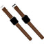 Apple Watch | Oak Brown Leather and Rubber Hybrid - Barton Watch Bands