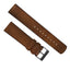 Samsung Galaxy Watch3 | Leather and Rubber Hybrid | Oak Brown - Barton Watch Bands