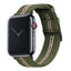Apple Watch | Two-piece NATO style | Army Green & Crimson - Barton Watch Bands