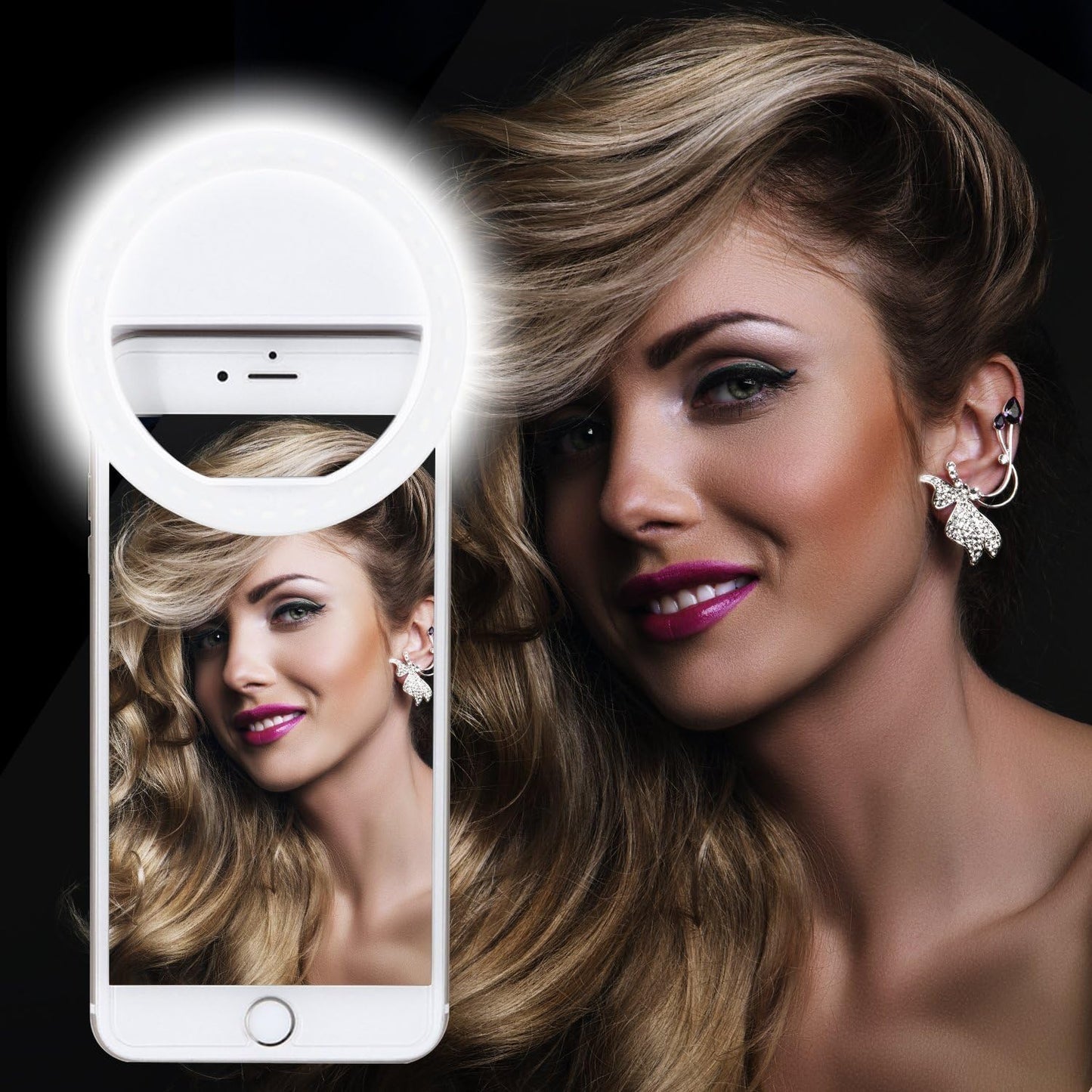 Smartphone Selfie Clip-On Light by Infinite Basics