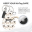 Jolitee Neoprene AirTag Compatible Case Keychain – Durable & Stylish Holder with Secure Ring and Clip, Compatible with Apple AirTag (Pug) by Jolitee