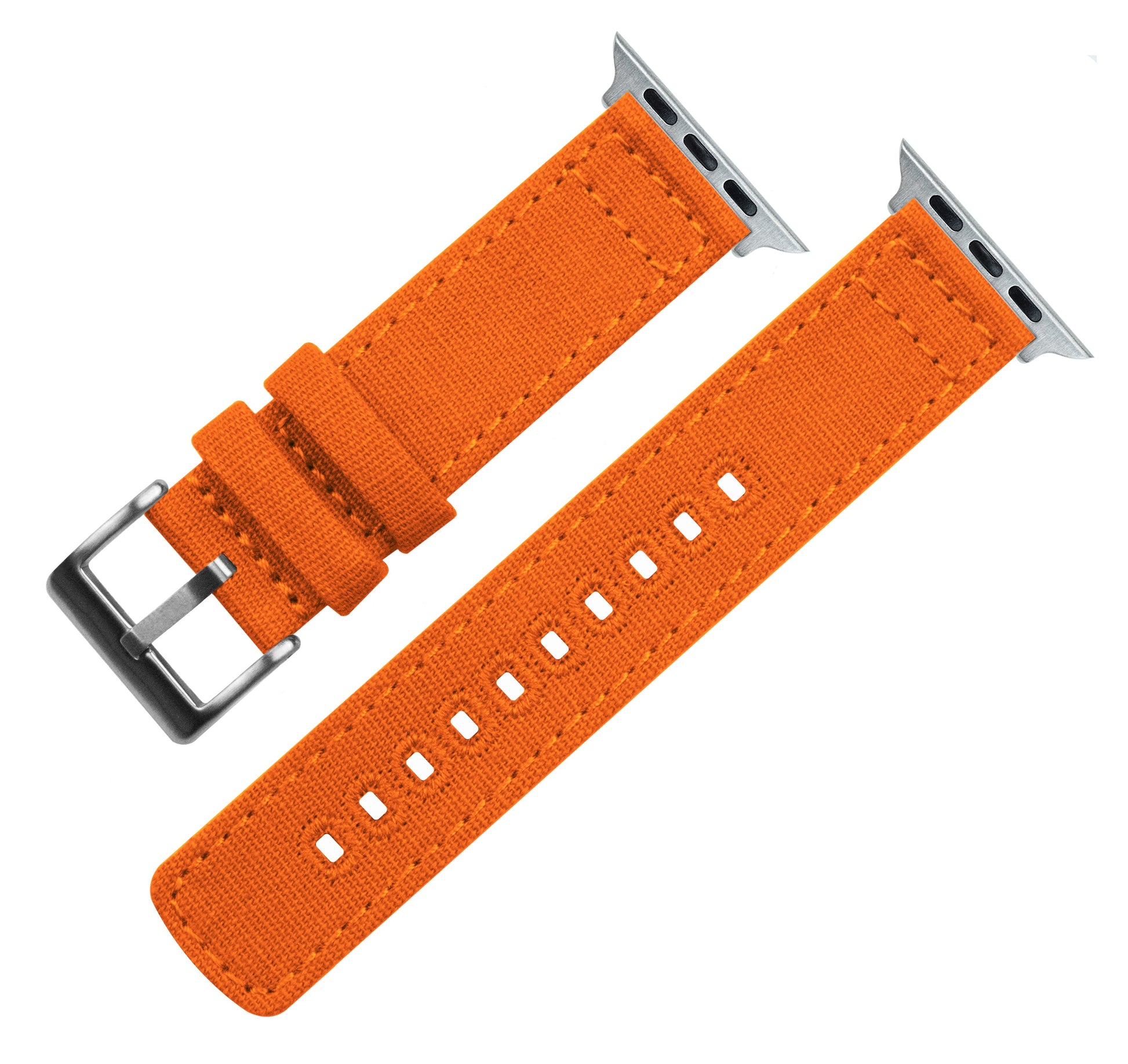 Apple Watch | Pumpkin Orange Canvas - Barton Watch Bands