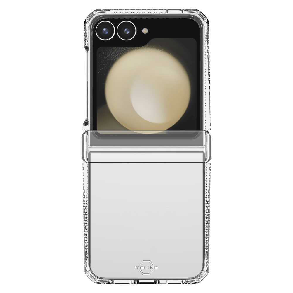 ITSkins Hybrid_R Clear Hinge Case for Samsung Galaxy Z Flip6 by ITSkins