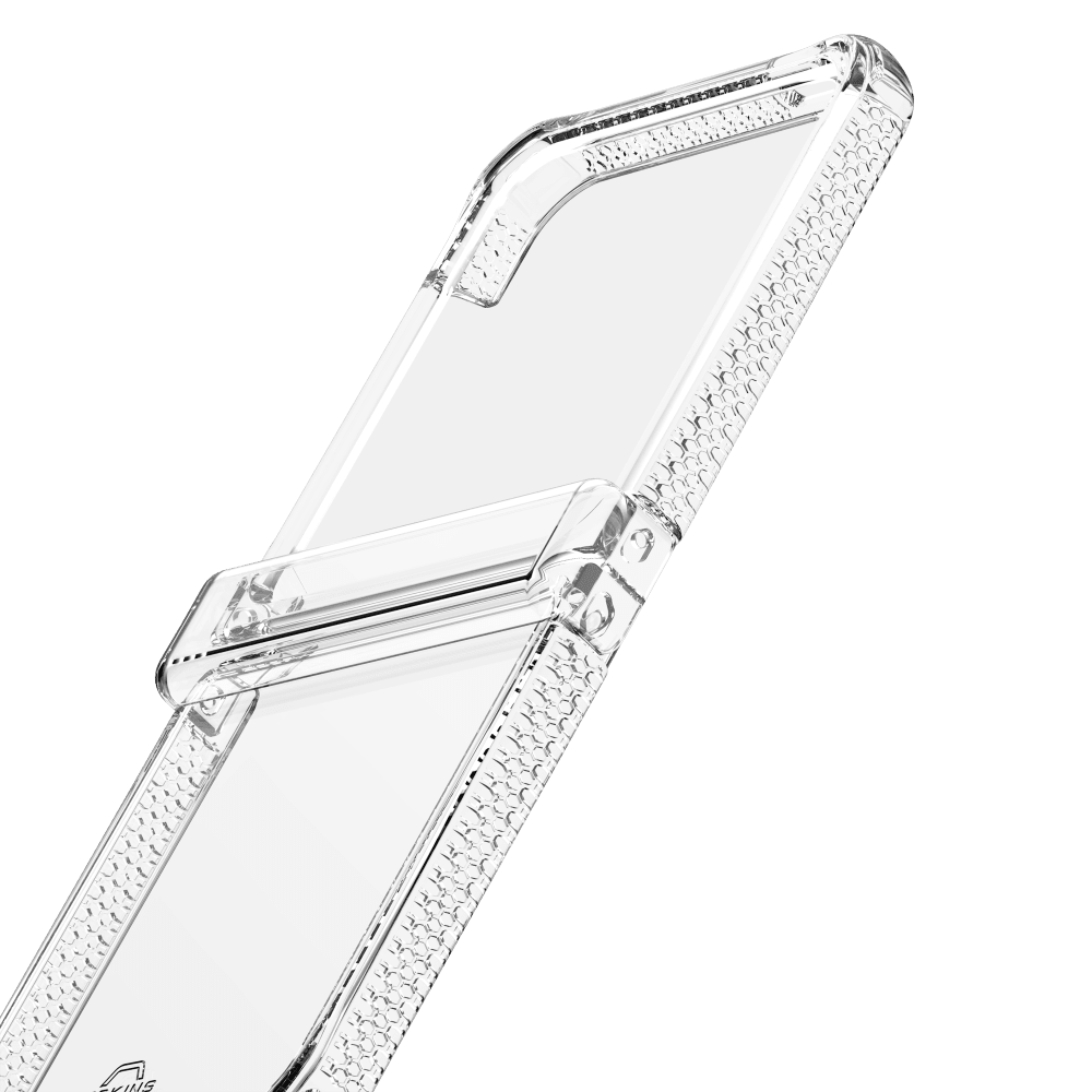 ITSkins Hybrid_R Clear Hinge Case for Samsung Galaxy Z Flip6 by ITSkins