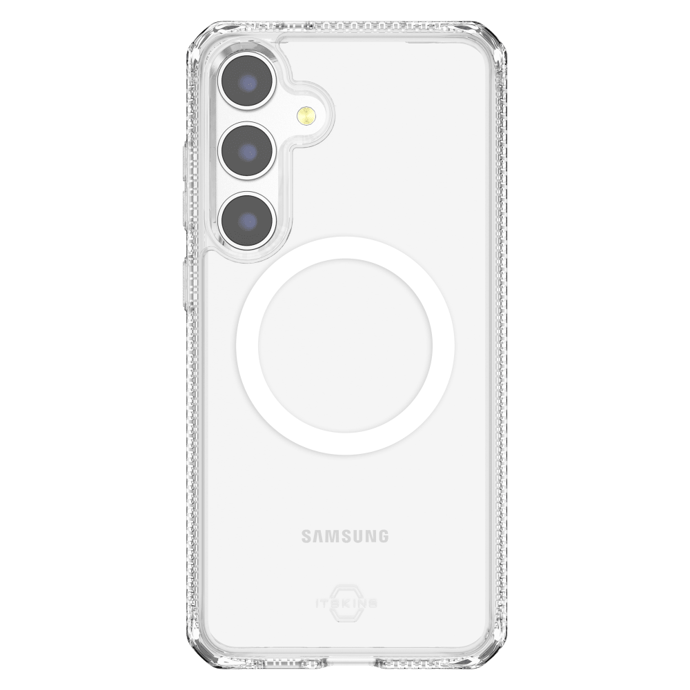 ITSkins Hybrid_R Clear MagSafe Case for Samsung Galaxy S24 Plus