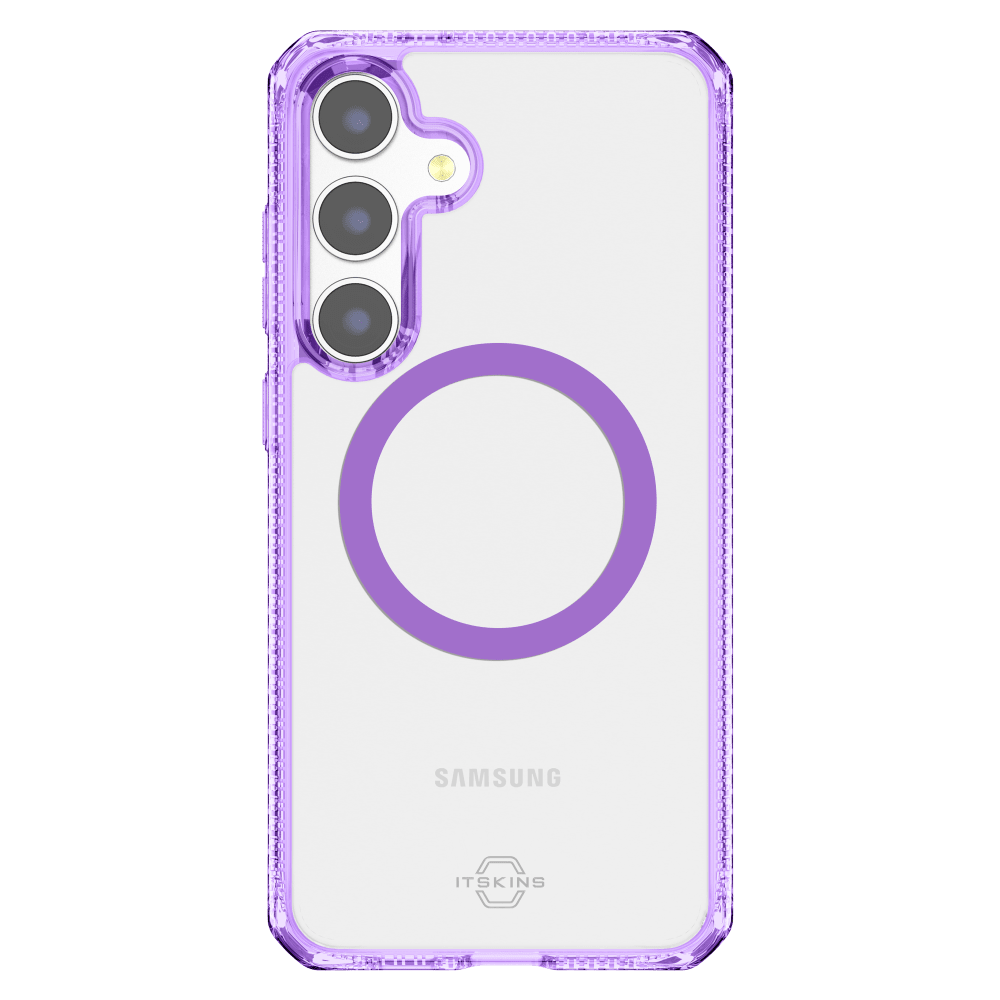 ITSkins Hybrid_R Clear MagSafe Case for Samsung Galaxy S 2025 Medium by ITSkins