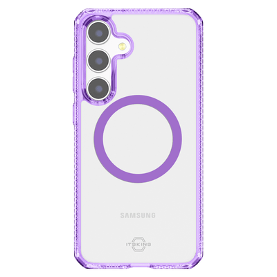 ITSkins Hybrid_R Clear MagSafe Case for Samsung Galaxy S 2025 Medium by ITSkins