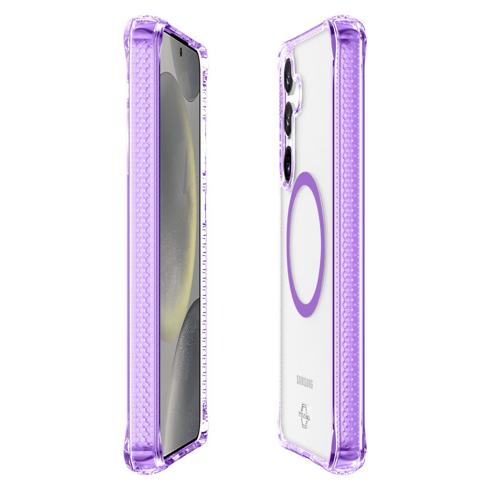 ITSkins Hybrid_R Clear MagSafe Case for Samsung Galaxy S 2025 Medium by ITSkins