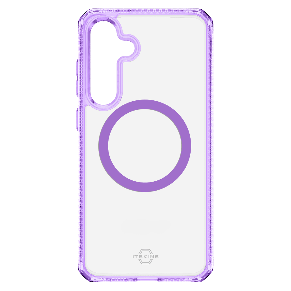 ITSkins Hybrid_R Clear MagSafe Case for Samsung Galaxy S 2025 Medium by ITSkins