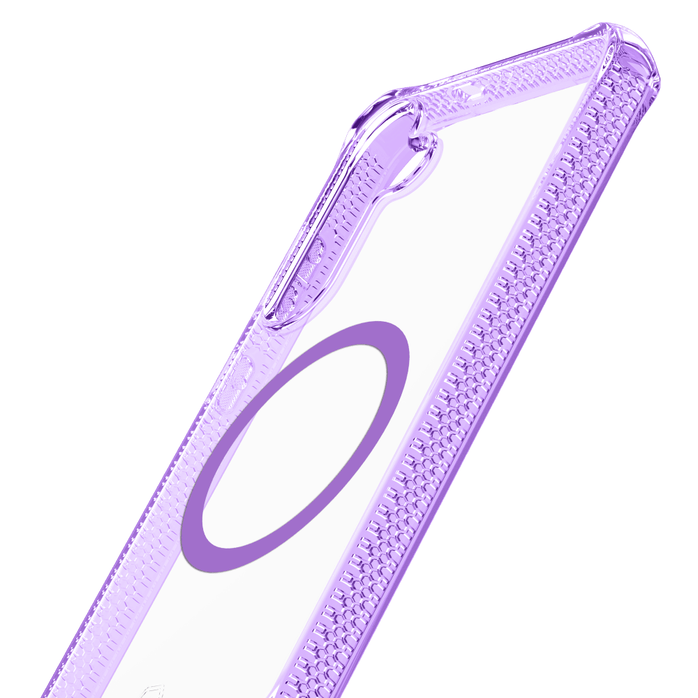 ITSkins Hybrid_R Clear MagSafe Case for Samsung Galaxy S 2025 Medium by ITSkins