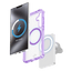 ITSkins Hybrid_R Clear MagSafe Case for Samsung Galaxy S 2025 Medium by ITSkins