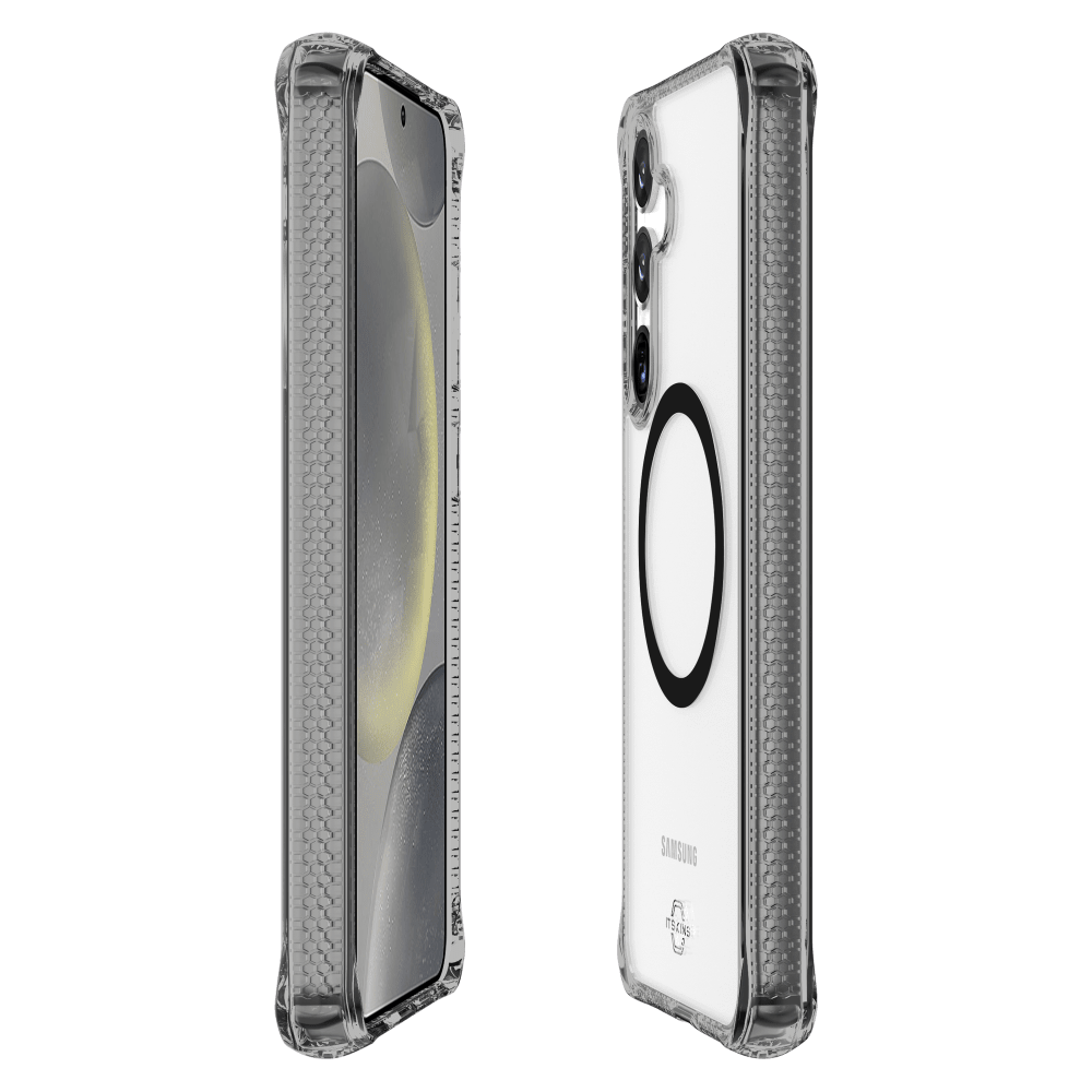 ITSkins Hybrid_R Clear MagSafe Case for Samsung Galaxy S 2025 Medium by ITSkins