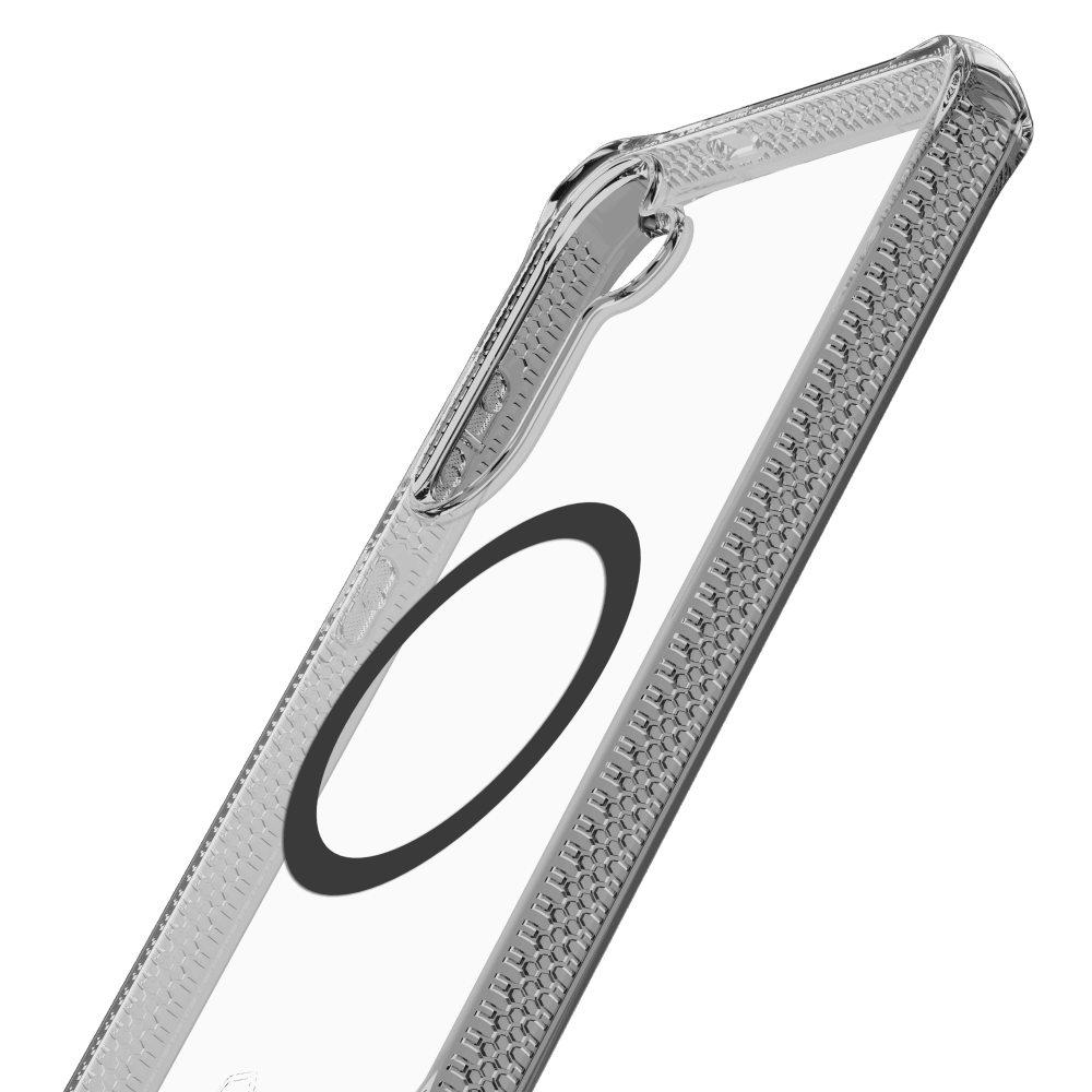 ITSkins Hybrid_R Clear MagSafe Case for Samsung Galaxy S 2025 Medium by ITSkins