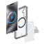 ITSkins Hybrid_R Clear MagSafe Case for Samsung Galaxy S 2025 Medium by ITSkins