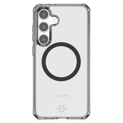 ITSkins Hybrid_R Clear MagSafe Case for Samsung Galaxy S 2025 Medium by ITSkins