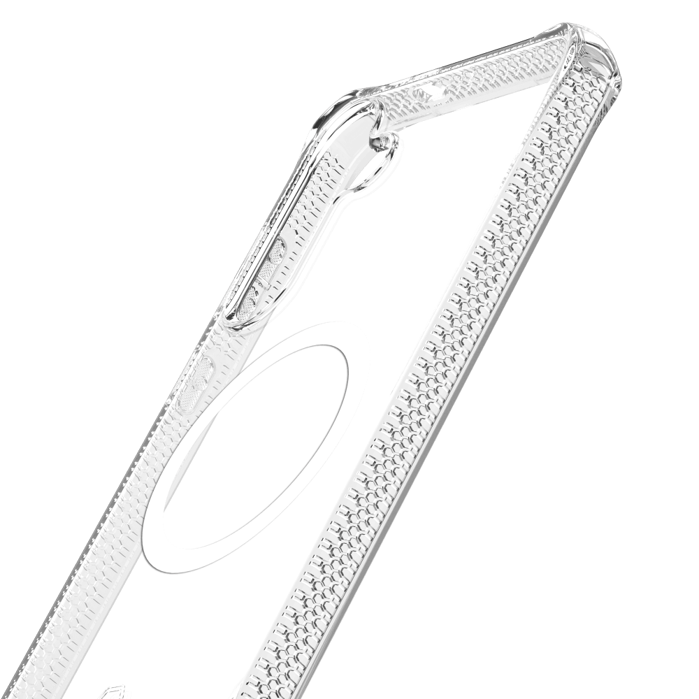 ITSkins Hybrid_R Clear MagSafe Case for Samsung Galaxy S 2025 Medium by ITSkins