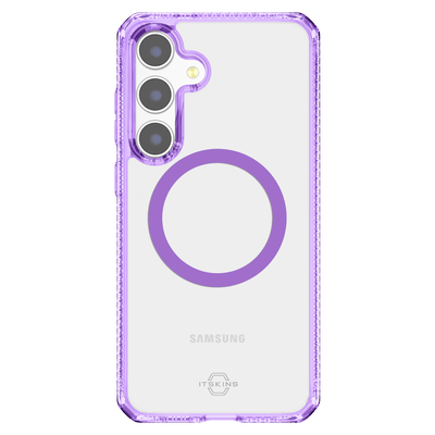 ITSkins Hybrid_R Clear MagSafe Case for Samsung Galaxy S 2025 Small by ITSkins