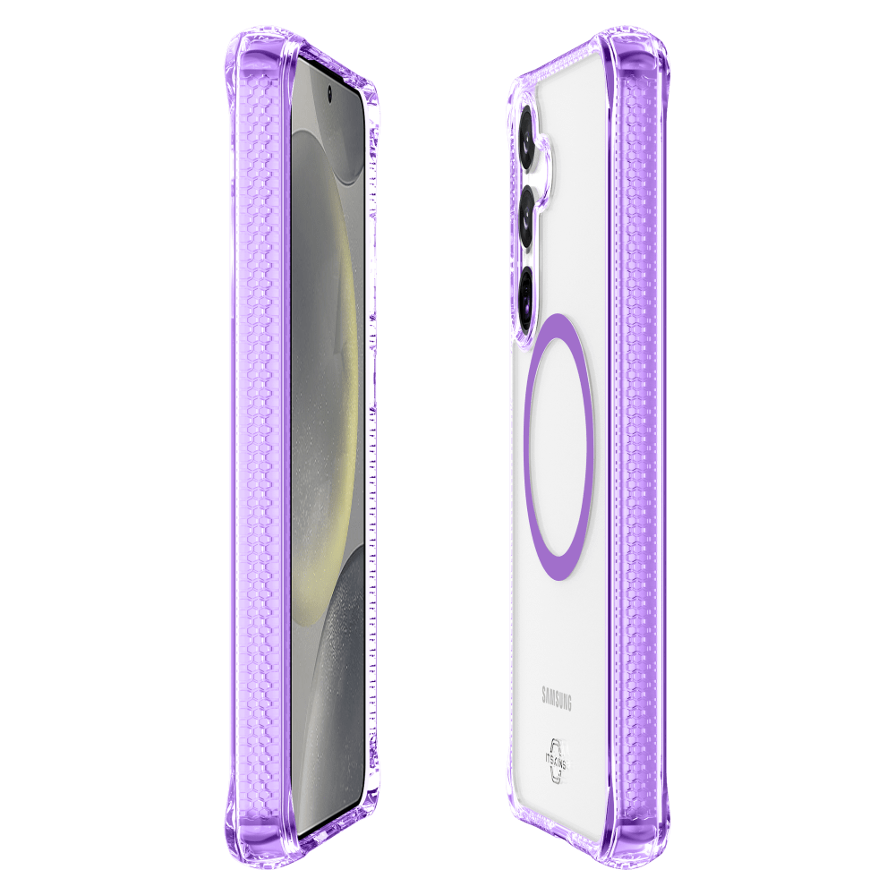 ITSkins Hybrid_R Clear MagSafe Case for Samsung Galaxy S 2025 Small by ITSkins