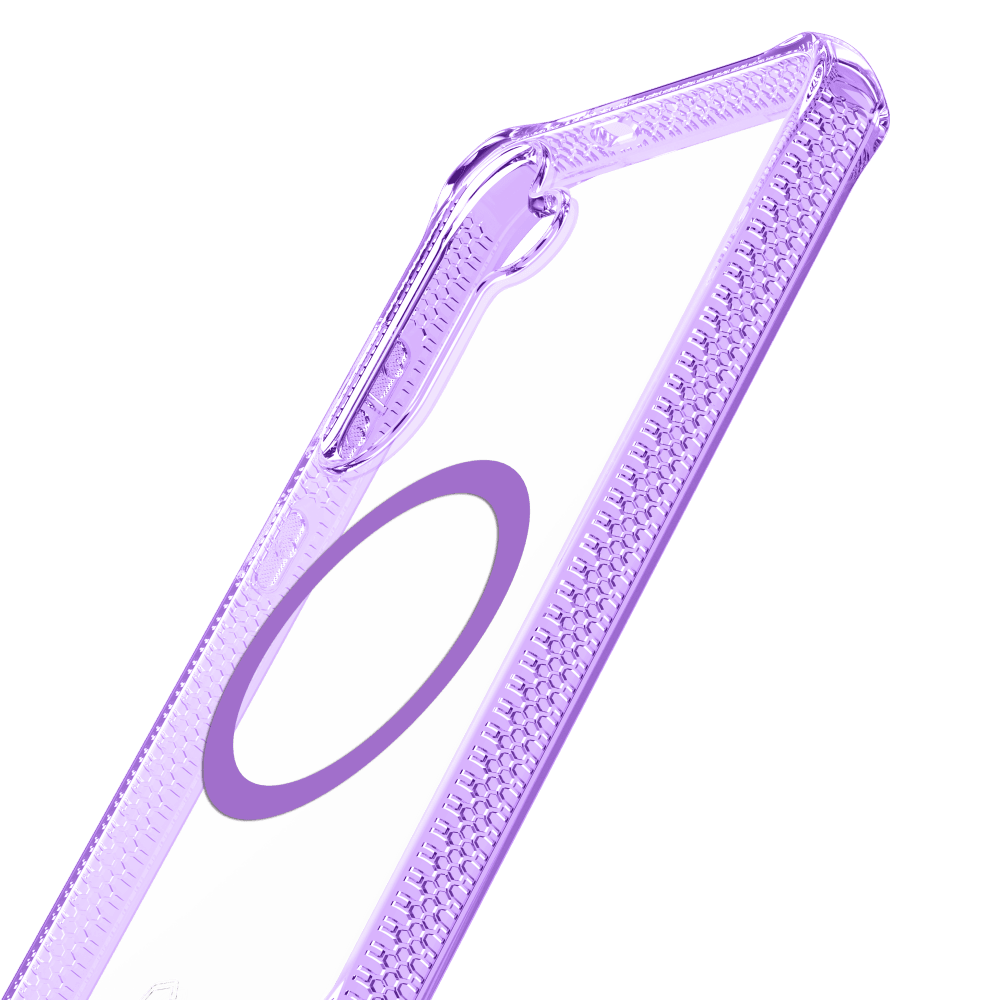 ITSkins Hybrid_R Clear MagSafe Case for Samsung Galaxy S 2025 Small by ITSkins