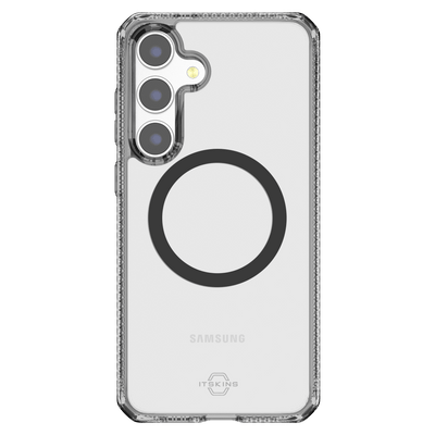 ITSkins Hybrid_R Clear MagSafe Case for Samsung Galaxy S 2025 Small by ITSkins