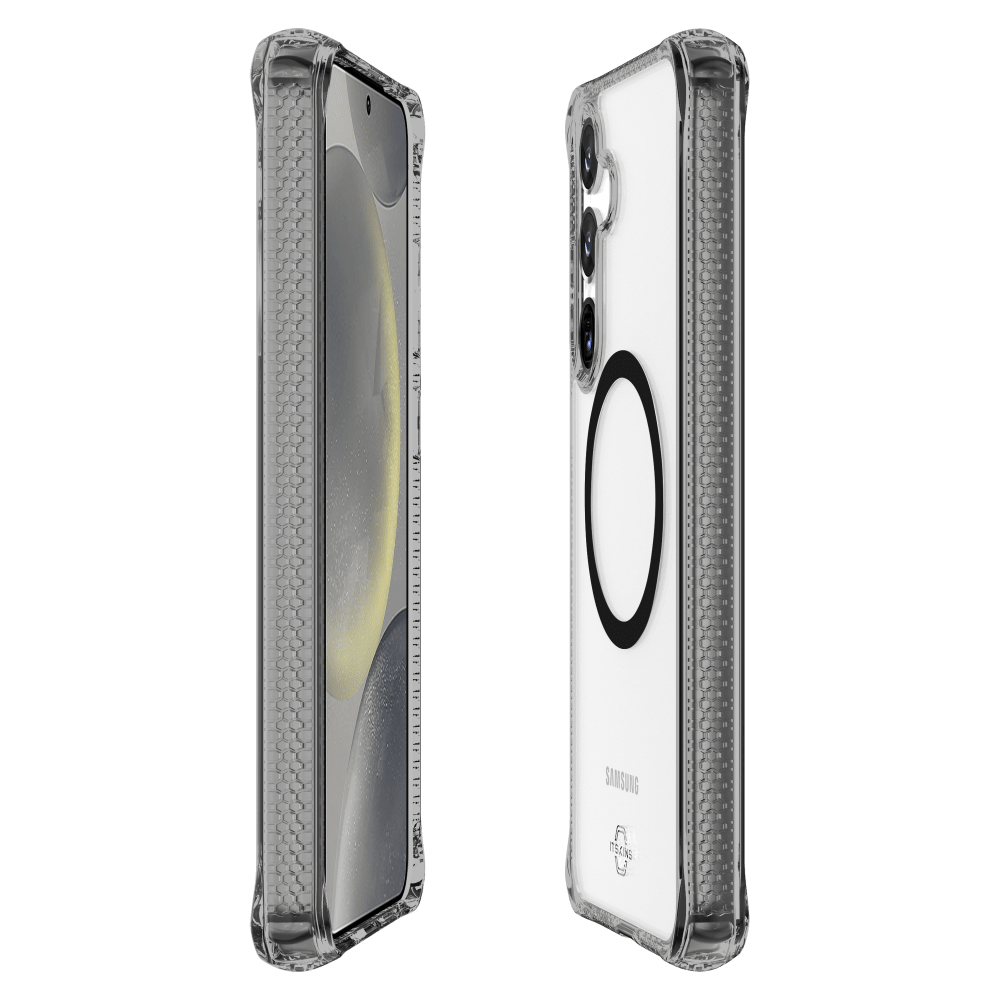 ITSkins Hybrid_R Clear MagSafe Case for Samsung Galaxy S 2025 Small by ITSkins