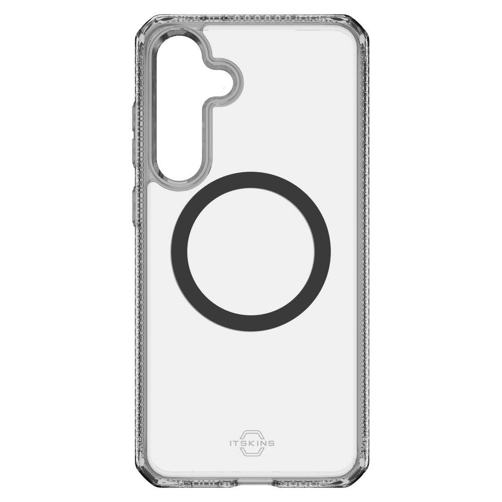 ITSkins Hybrid_R Clear MagSafe Case for Samsung Galaxy S 2025 Small by ITSkins
