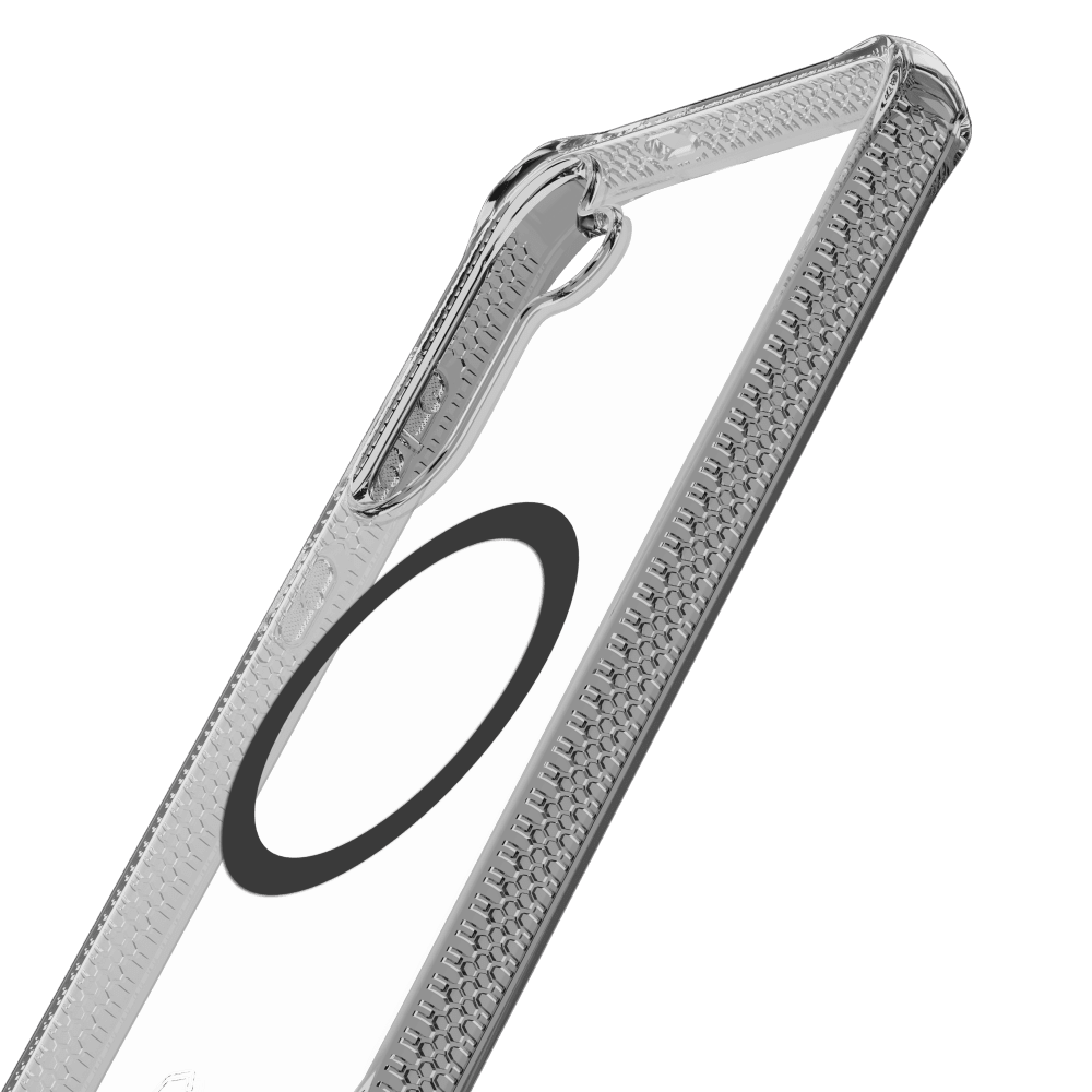 ITSkins Hybrid_R Clear MagSafe Case for Samsung Galaxy S 2025 Small by ITSkins