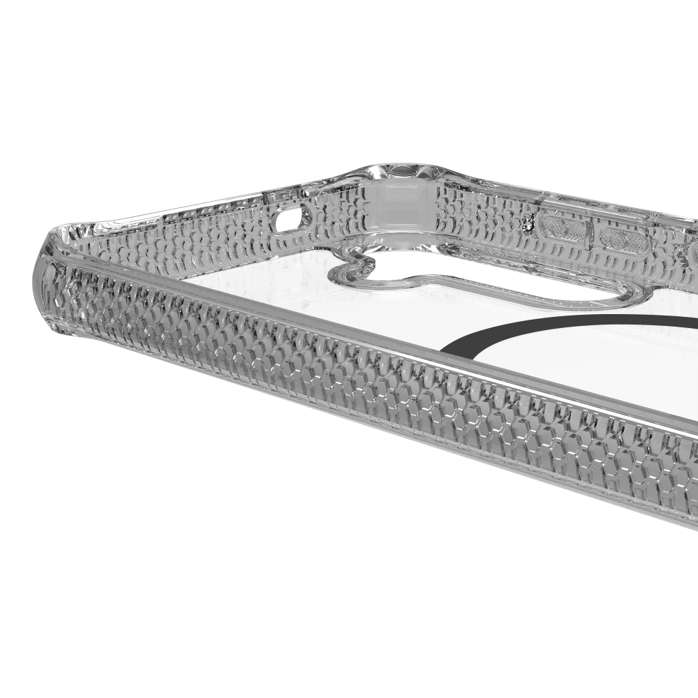 ITSkins Hybrid_R Clear MagSafe Case for Samsung Galaxy S 2025 Small by ITSkins