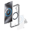 ITSkins Hybrid_R Clear MagSafe Case for Samsung Galaxy S 2025 Small by ITSkins