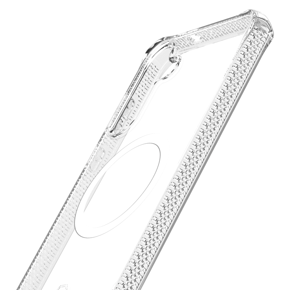 ITSkins Hybrid_R Clear MagSafe Case for Samsung Galaxy S 2025 Small by ITSkins