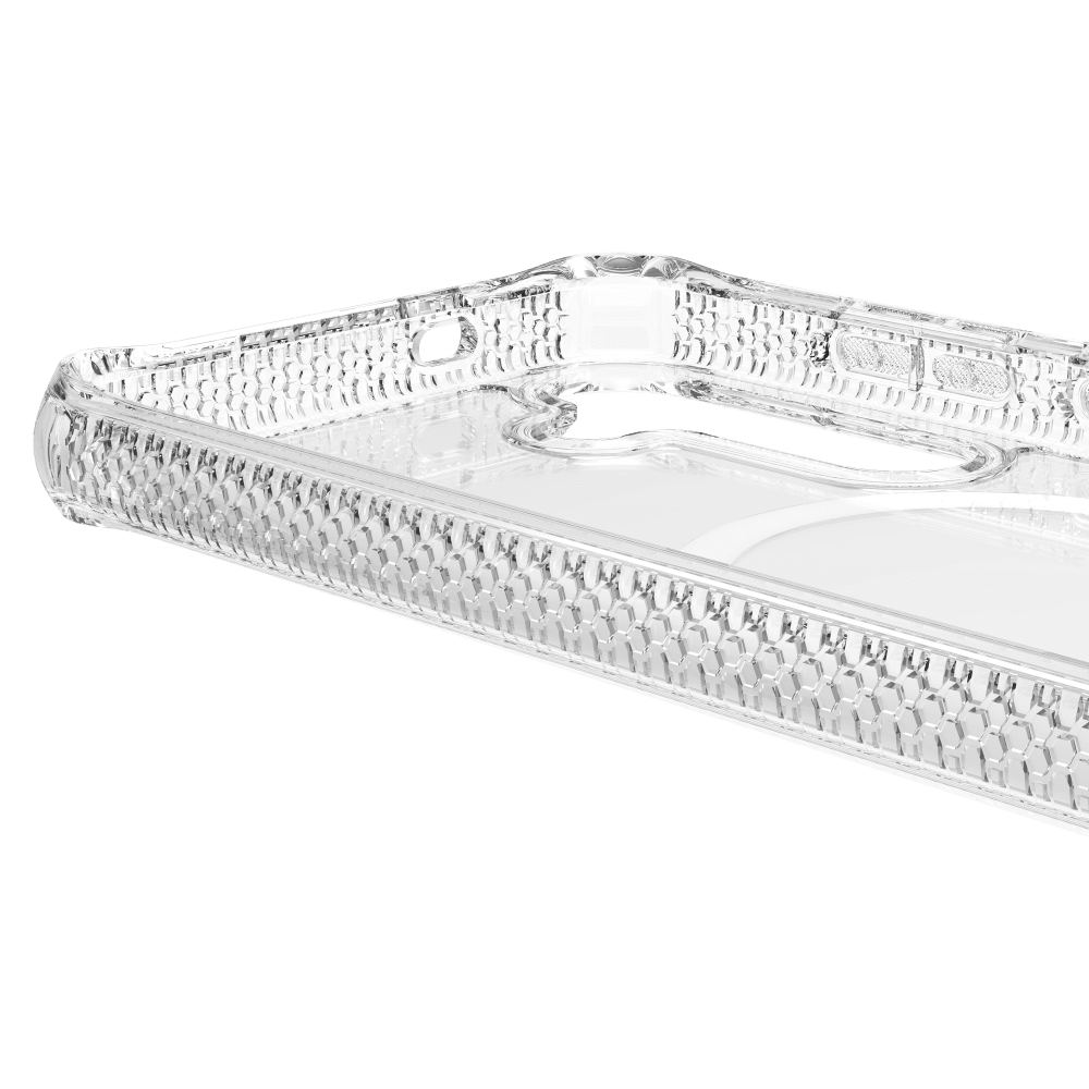 ITSkins Hybrid_R Clear MagSafe Case for Samsung Galaxy S 2025 Small by ITSkins