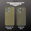 Two Maverick phone cases under bullstrap MAVERICK header, labeled FRESH OUT OF THE BOX (left) and AFTER 100 DAYS (right)