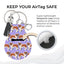 Jolitee Neoprene AirTag Compatible Case Keychain – Durable & Stylish Holder with Secure Ring and Clip, Compatible with Apple AirTag (St Bernard) by Jolitee