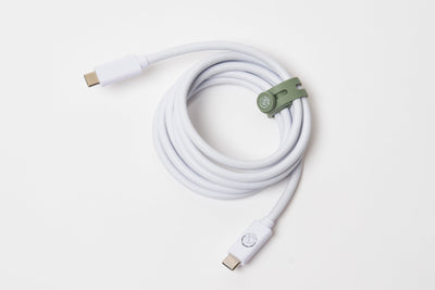 The Bio Cable - C to C - WHT - 2M by USB LIGHTER CO.