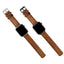 Apple Watch Weathered Brown Leather Watch Band by Barton Watch Bands