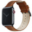 Apple Watch Weathered Brown Leather Watch Band by Barton Watch Bands