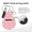 Jolitee Neoprene AirTag Compatible Case Keychain – Durable & Stylish Holder with Secure Ring and Clip, Compatible with Apple AirTag (Volleyball) by Jolitee