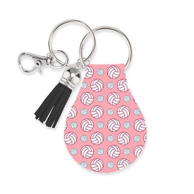 Jolitee Neoprene AirTag Compatible Case Keychain – Durable & Stylish Holder with Secure Ring and Clip, Compatible with Apple AirTag (Volleyball) by Jolitee