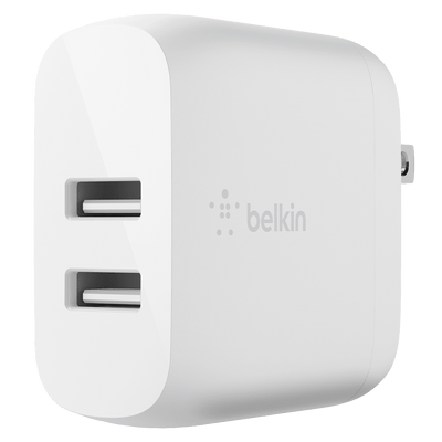 Belkin Dual Port USB A 24W Wall Charger by Belkin