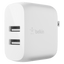 Belkin Dual Port USB A 24W Wall Charger with Apple Lightning Cable 3ft by Belkin
