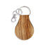 Jolitee Neoprene AirTag Compatible Case Keychain – Durable & Stylish Holder with Secure Ring and Clip, Compatible with Apple AirTag (Wood Pattern) by Jolitee
