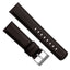 Apple Watch Dark Brown Pittards Performance Leather Brown Stitching Watch Band by Barton Watch Bands