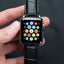 Apple Watch | Black Alligator Grain Leather - Barton Watch Bands