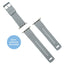 Apple Watch | Elite Silicone | Cool Grey Top / Black Bottom - Barton Watch Bands