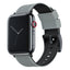 Apple Watch | Elite Silicone | Cool Grey Top / Black Bottom - Barton Watch Bands
