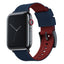 Apple Watch | Elite Silicone | Navy Blue Top / Crimson Red Bottom - Barton Watch Bands